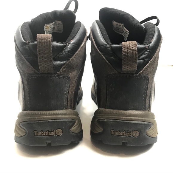 Timberland Women's Dark Brown Lace-Up Boots  -size 9 - Picture 7 of 8